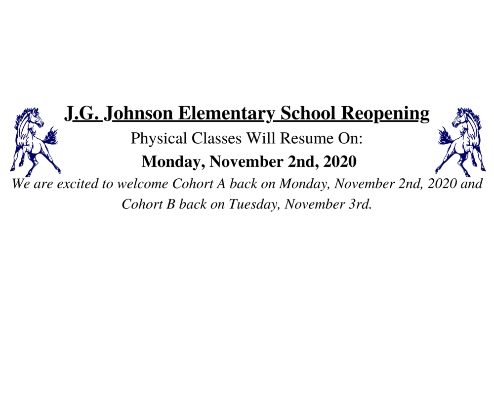 Reopening of Physical School November 2nd