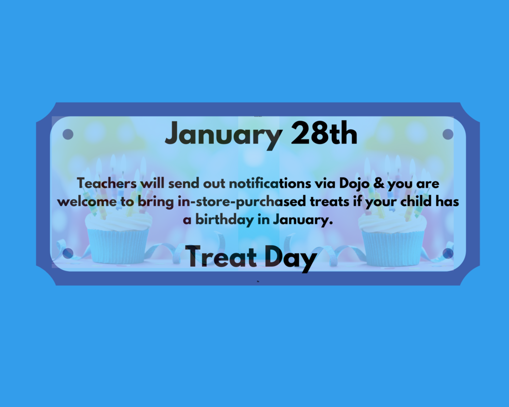 January 28th Treat Day