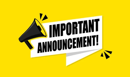Important Announcement