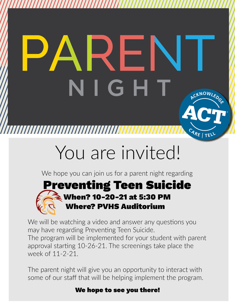 Parent Night - Preventing Teen Suicide