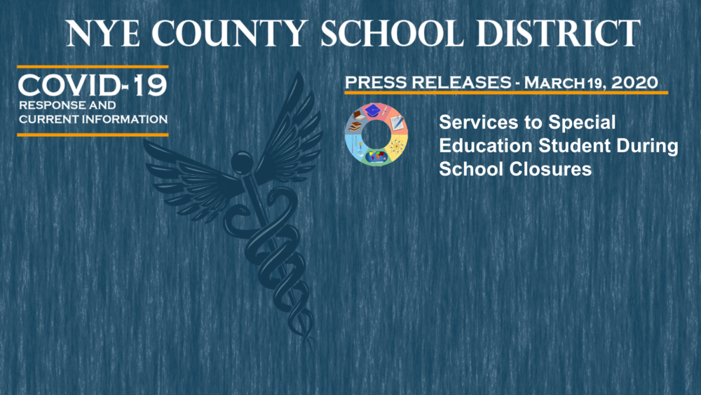NCSD - 3/19/20 - Services to Special Education Students During School Closures