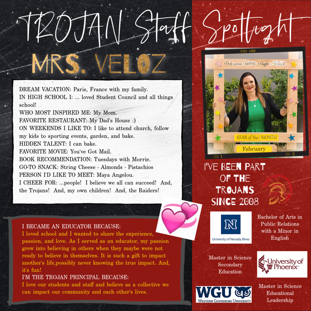 Trojan Staff Spotlight - Mrs. Desiree Veloz