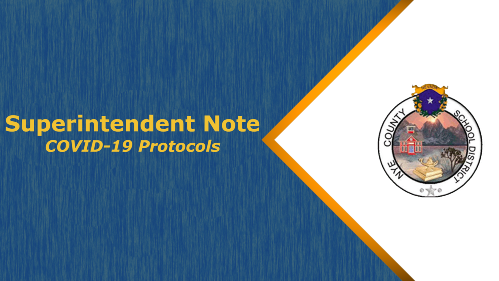Superintendent Note: COVID-19 Protocols