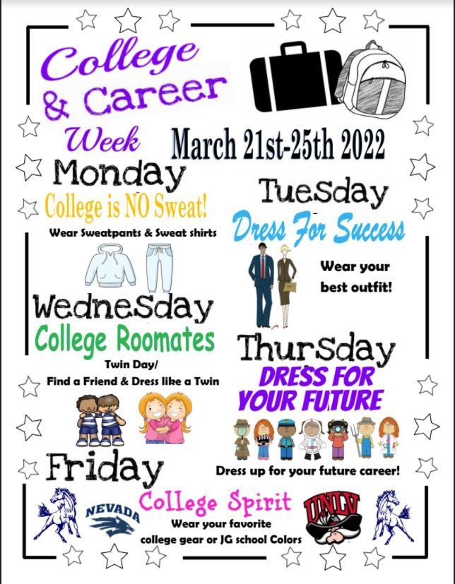 Dress Up Days for College and Career Week