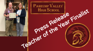 Mrs. Martin - Finalist for 2020 Nevada Teacher of the year