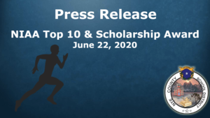 Press Release - NIAA Top 10 & Scholarship Award