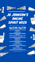 Online Spirit Week 4/6/2020-4/10/2020