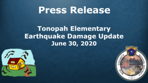 Tonopah Elementary Earthquake Damage Update