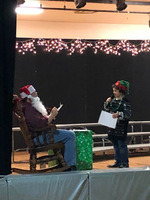 Santa and his helper