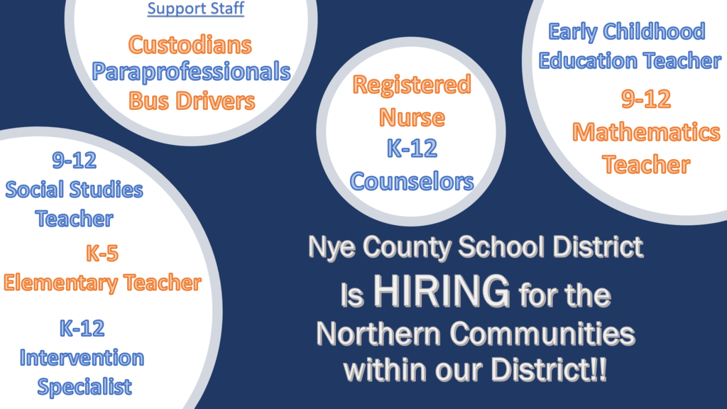 Available Jobs in our Northern Schools