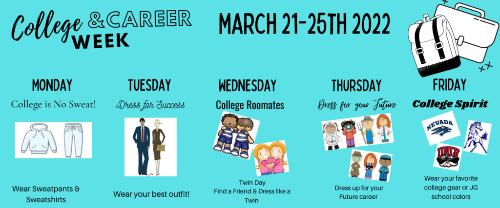 College & Career Week March 21st - 25th 
