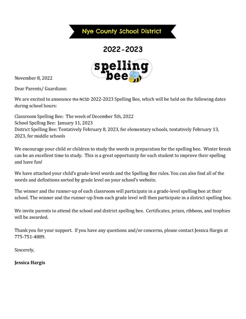 Parent Letter