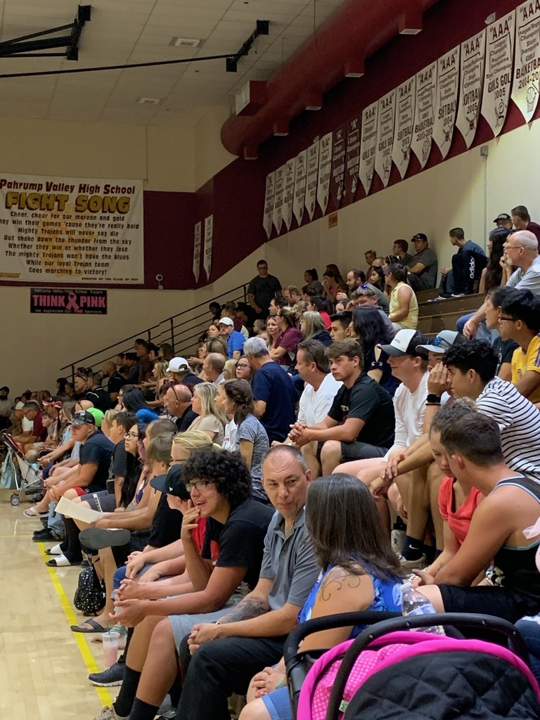 Parents and athletes filled the high school stands for the information provided.  