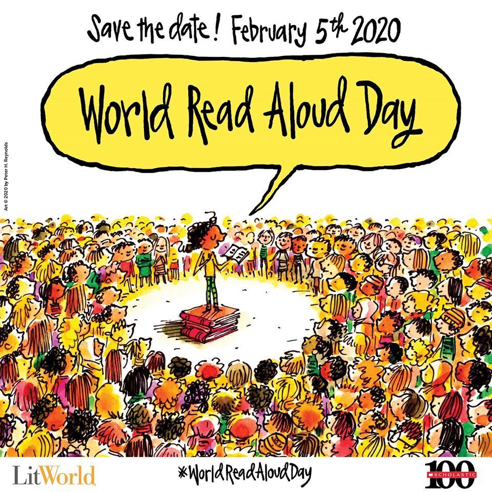 World Read Aloud Day Cartoon